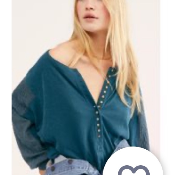 Free People Tops - 🌈FREE PEOPLE BACK AT IT HENLEY🌈NWOT